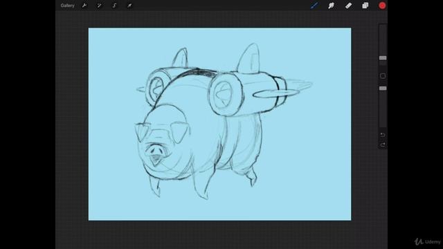 The Digital Painting. Lesson 11. Cutout Style. Part 64 - Choosing and Preparing your Sketch смотреть онлайн