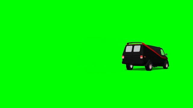A-Team GMC Vandura G20 drive on green screen - free green screen - free use смотреть онлайн