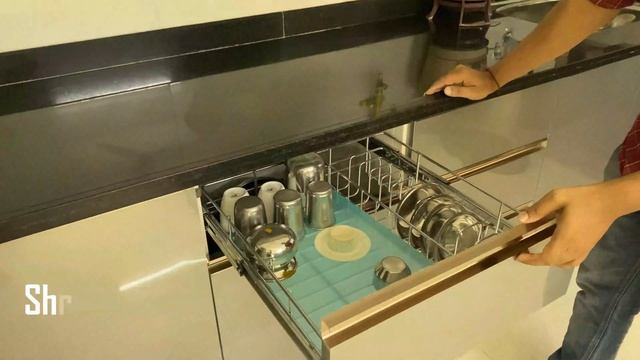 grey colour kitchen design | grey & white colour combination modular kitchen | PVC FURNITURE смотреть онлайн