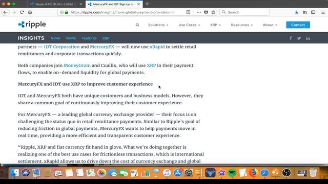 RIPPLE NEW PARTNERSHIP - IDT AND MERCURY FX смотреть онлайн
