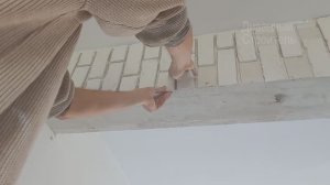 28. Кирпичная балка над залом (дом для себя)