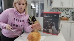 Review of PAUDIN Kitchen Knife Block Set, 14 Pieces Knife Sets for Kitchen with Block