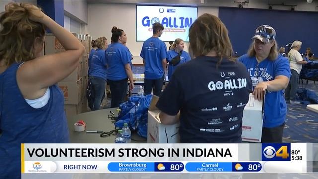 More Hoosiers stepping up to volunteer during 'Go All IN Day' смотреть онлайн