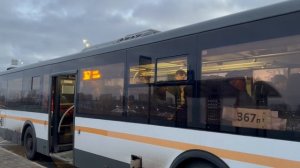 Автобус ЛиАЗ-5292.65-03 следует по маршруту 367п ”ЖК Пригород Лесное - м. Домодедовская”