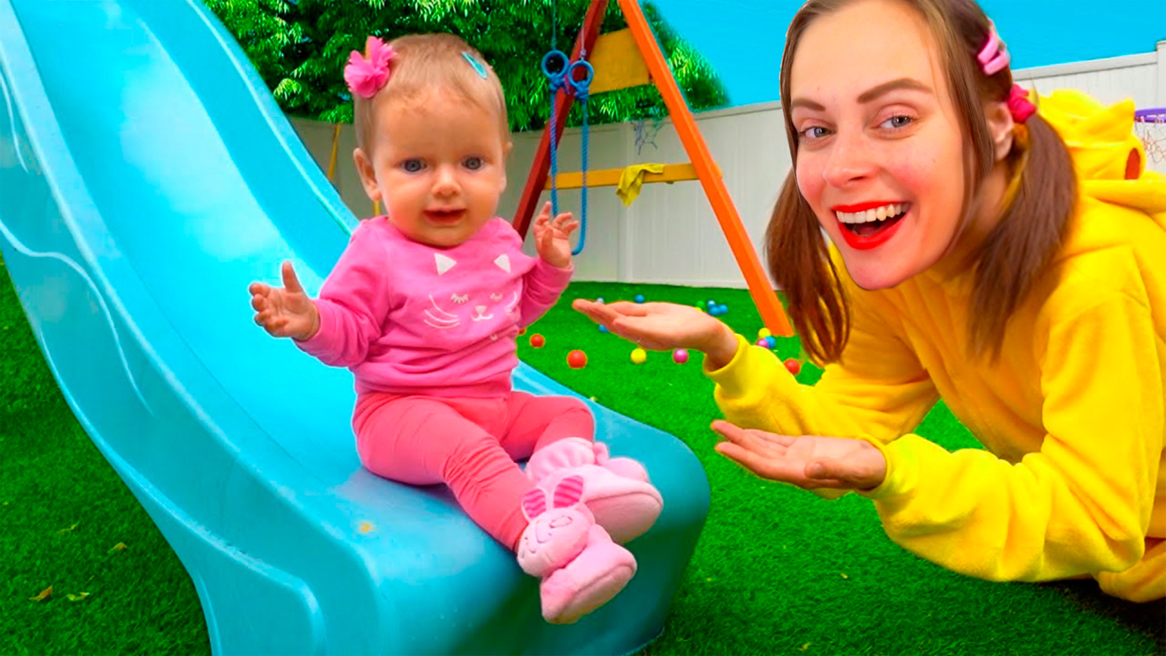 Да да, Песенка для детской площадки с Майей и Машей смотреть онлайн