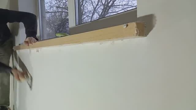 25. Теплые откосы. Подоконники. Своими руками.