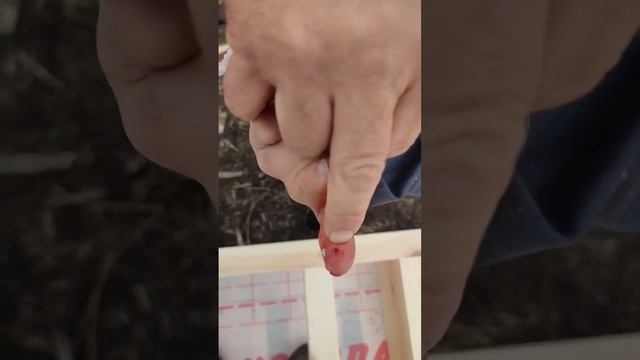 ВОТ ПРИЛЕТЕЛО!!! #каркасник #травма #стройка