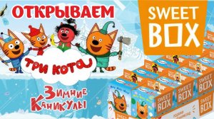 ТРИ КОТА ЗИМНИЕ КАНИКУЛЫ 🎄🎁 SWEET BOX 10 шт Мармелад с игрушкой в коробочке #трикотазимниеканикулы