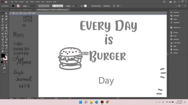 How to Make Typography T-Shirt Design in illustrator || Part-28 смотреть онлайн