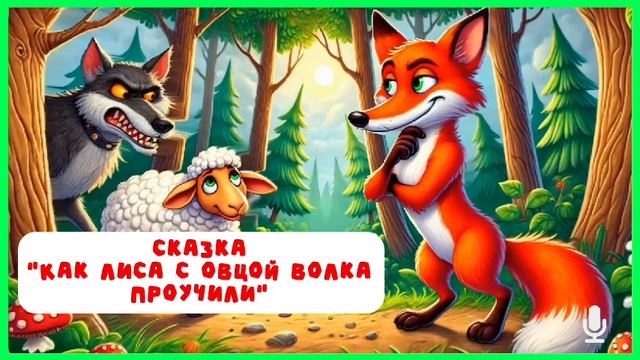 Как лиса с овцой волка проучили | аудиосказки | народные сказки | детские сказки онлайн | сказка | смотреть онлайн