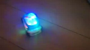 Полицейская машинка с шестеренками светящаяся