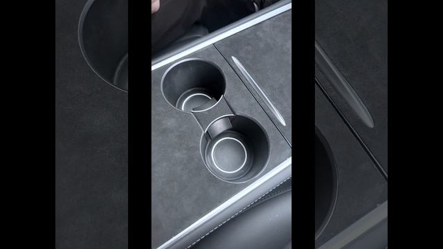 The Installation Video for Tesla Model Y Model 3 Insert Limiter Alcantara Cup Holder Expander смотреть онлайн