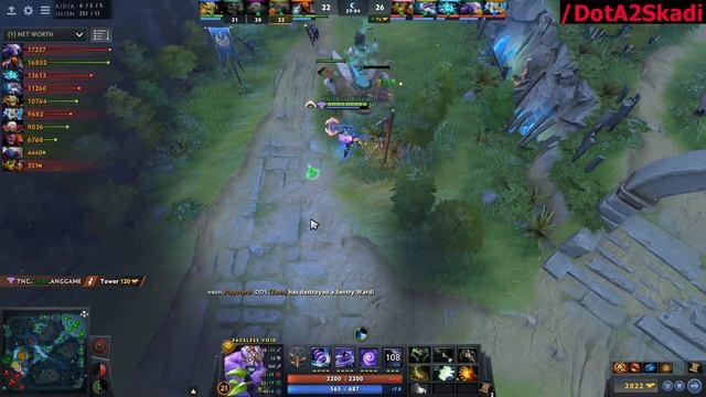 TNC Gabbi - [Faceless Void] Monster Carry Double Chronosphere Change Game Dota 2 7.22 pro Gameplay смотреть онлайн