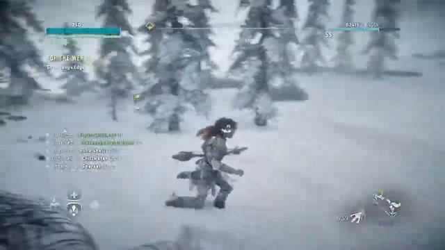 Horizon zero dawn 38 Frozen Wilds - Bandit camp - Stone yield смотреть онлайн