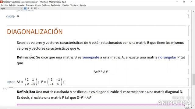 Uso de Wolfram. Valores y vectores característicos смотреть онлайн