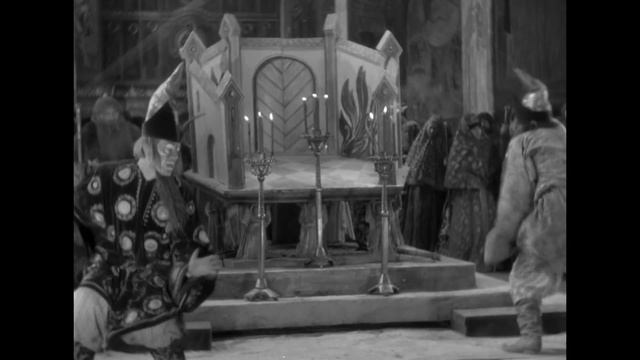 Дивен Бог, тетральное действие и Пение Отроков - Музыка из фильма Иван Грозный (1945) смотреть онлайн