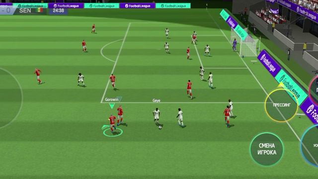 футбол Россия-Сенегал часть 1