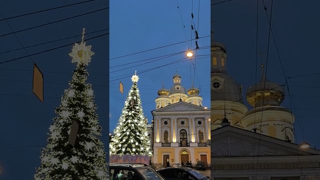 Питер, Владимирский собор, елка #новыйгод #елка #питер #храм #собор #россия #декабрь2024 #елки смотреть онлайн