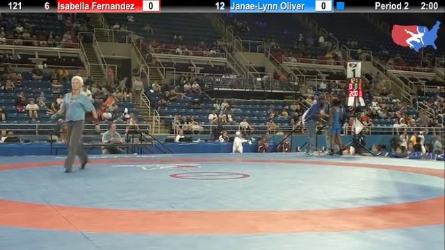 Fargo 2012 121 Semifinal: Isabella Fernandez (California #2) vs. Janae-Lynn Oliver (Hawaii) смотреть онлайн