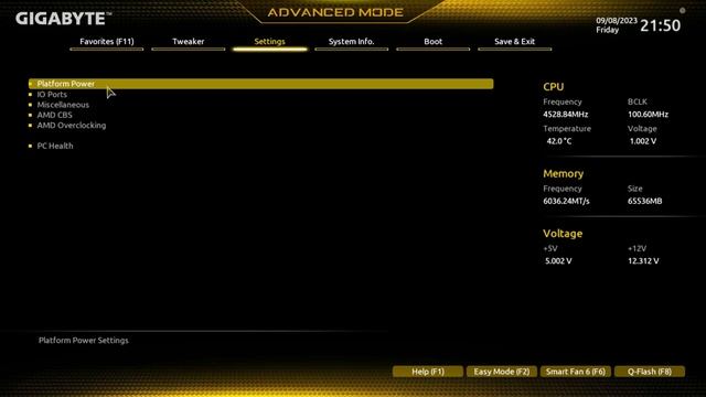 Gigabyte B650 Gaming X AX BIOS Walk Thru