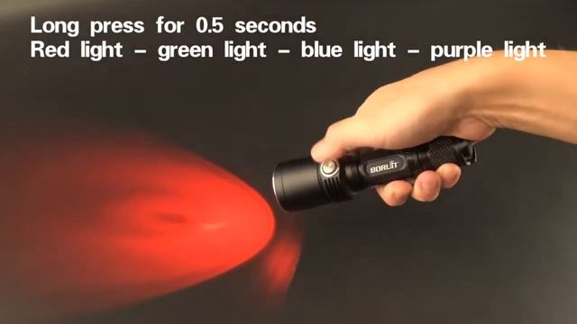 BORUiT BC09 LED Flashlight Torch Model смотреть онлайн