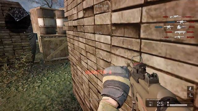 Warface: H&K MP5A5 Custom в лесу разносит золотые скорпионы