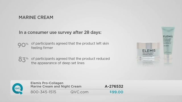ELEMIS Pro-Collagen Marine Cream W/ Travel Size Night Cream On QVC