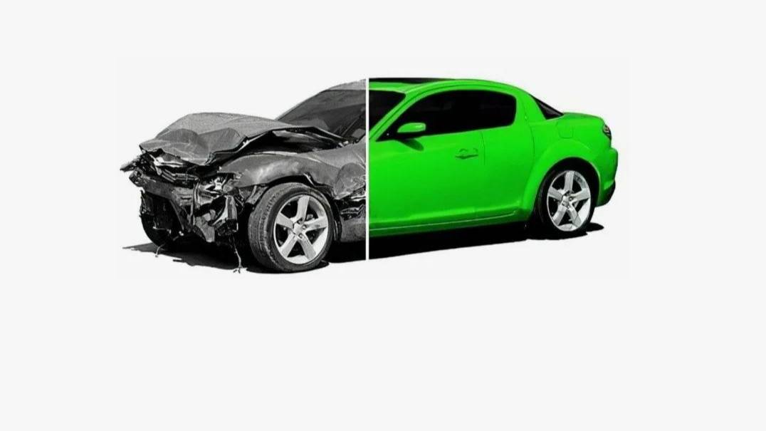 Рихтовка споттером часть первая 1