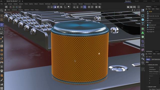 #C4DQuickTip 48_ How to model knurled surfaces in Cinema 4D смотреть онлайн