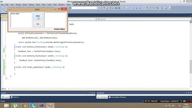 C Sharp MD5 смотреть онлайн