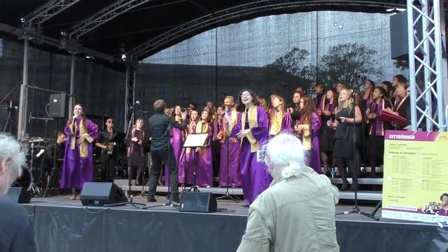 minsk gospel choir + open door gospel choir - gospelkirchentag 2018 #1 смотреть онлайн