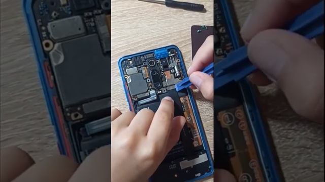 mi 9t замена аккумулятора смотреть онлайн