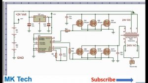 Powerful 1000 Watt inverter with CD4047 and IRF3205 Power MOSFET