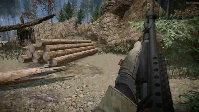 Warface - ромбом тащу троих на профи PVE без прицела и интерфейса. #13 смотреть онлайн