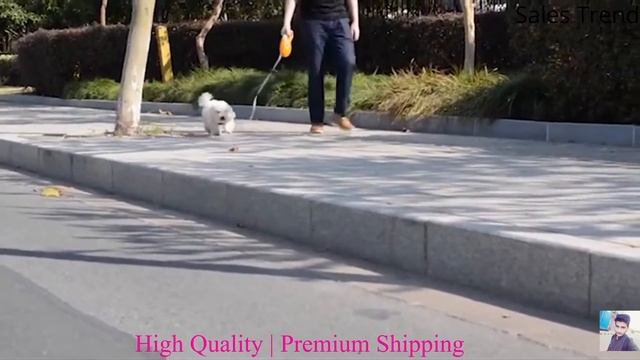🔥 Dog automatic leashes retractable one button break & Lock/soft hand grip смотреть онлайн