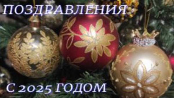 №993/ ПОЗДРАВЛЕНИЯ с 2025 ГОДОМ