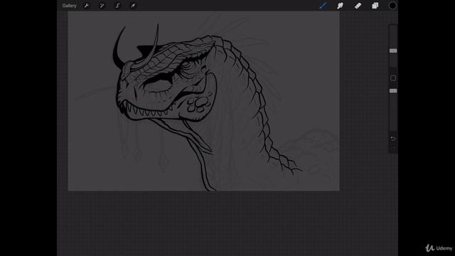 The Digital Painting. Lesson 10. Inking Style. Part 59 - Inking Layer смотреть онлайн