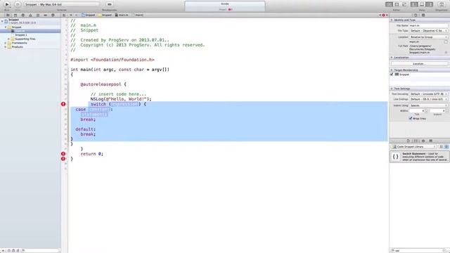 8 Objective-c alapok, Snippet-ek смотреть онлайн