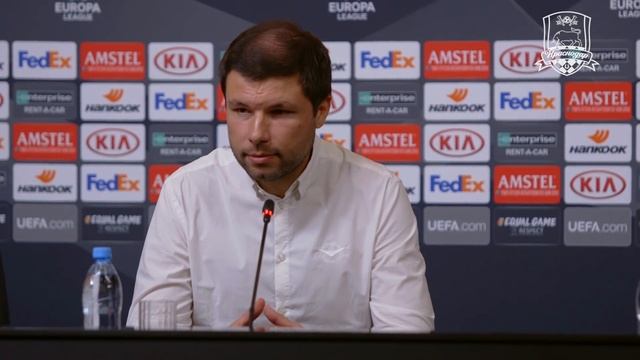 Пресс-конференция после матча «Краснодар» - «Севилья» (Испания) смотреть онлайн