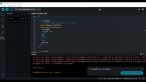 Arduino IDE Compilation error: exit status 1