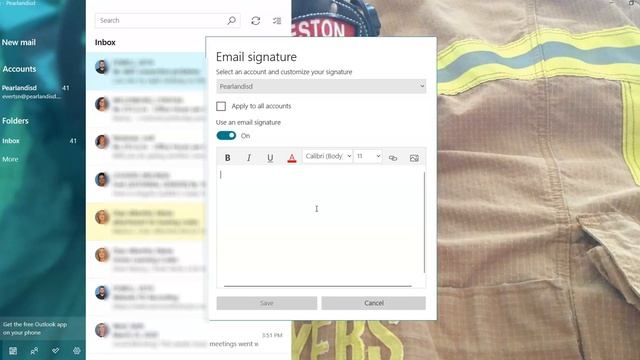Signature in Windows Mail смотреть онлайн