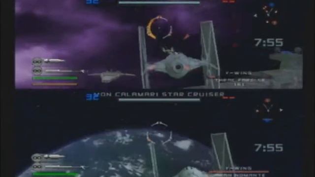 Star Wars: Battlefront II PS2 Two-Player Walkthrough Part 15 - Vader's Fist Strikes Back смотреть онлайн