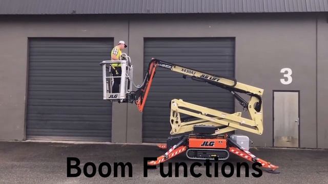 Operating a JLG X430AJ Track Boom Lift смотреть онлайн