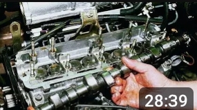 Визуальный осмотр зазоров клапанов . смотреть онлайн