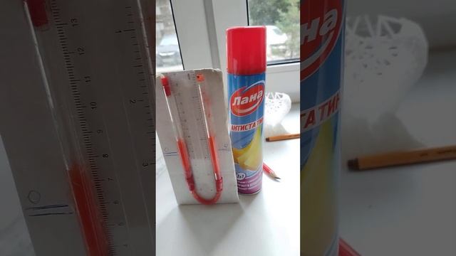 Самодельный U-образный жидкостный монометр