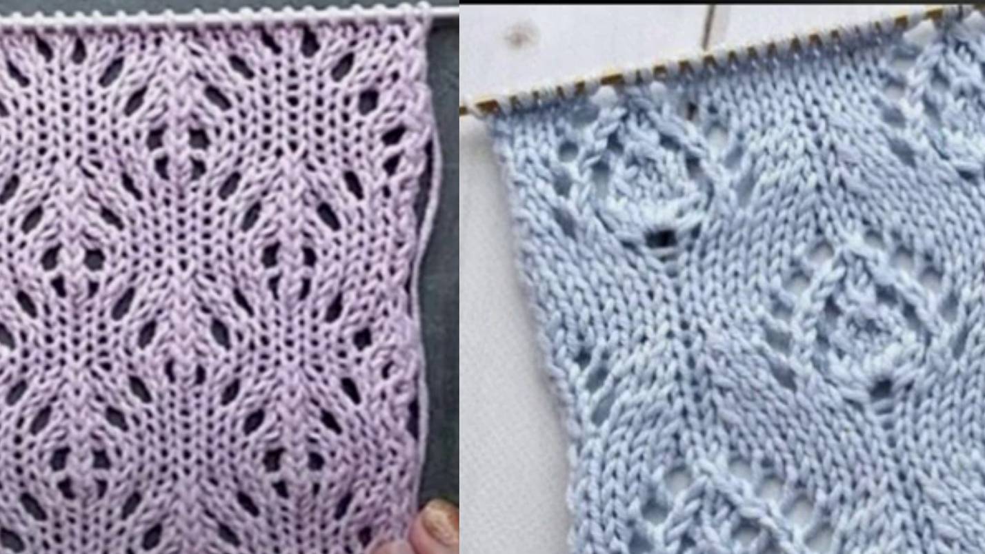 Красивые рельефные узоры спицами со схемами 0 Вязание спицами для начинающих смотреть онлайн