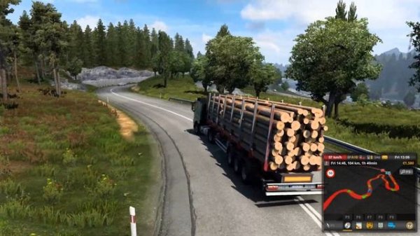 vlad niki playing Euro truck simulator 2 game with diana roma part33(4)