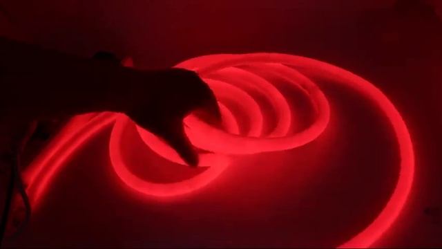 360 Round Neon Led Light Strip 220V 120LED 2835 Tube Flexible Rope Lights Waterproof Holiday Home D