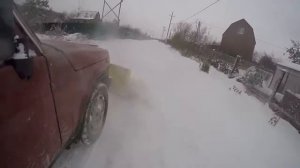 Отвал для Нивы, Уаз в деле