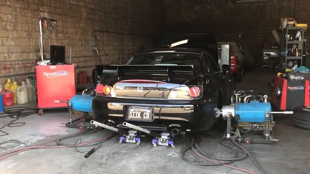 S2000 CR Hondata Flashpro Tune - ASM Saclam Silencer, ASM Toda Racing manifold and test pipe смотреть онлайн